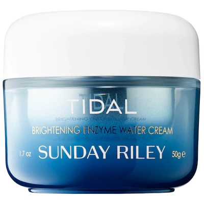 Shop Sunday Riley Tidal Brightening Enzyme Water Cream 1.7 oz/ 50 ml