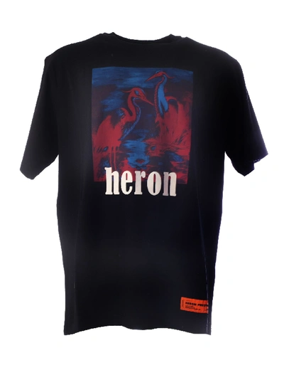 Shop Heron Preston Logo Print T-shirt In Black Multi