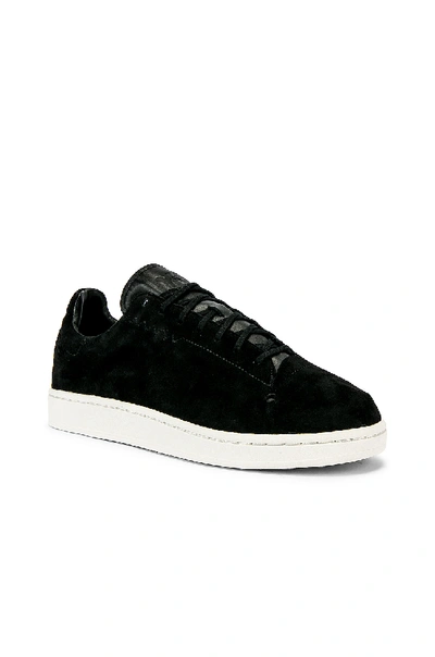 Shop Y-3 Court Sneaker In Core Black