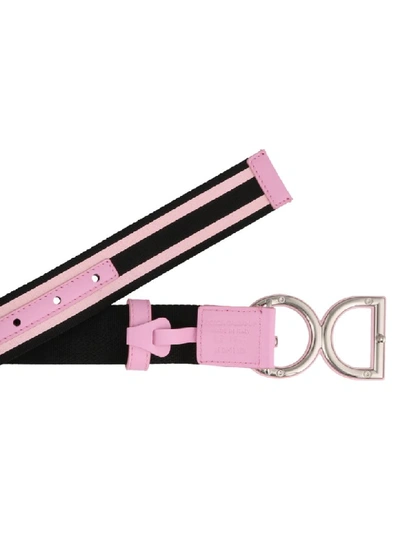 Shop Dolce & Gabbana Logo Belt In Pink