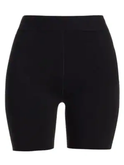 Shop Alexander Wang T Bodycon Bike Shorts In Black