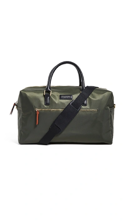 Shop Ted Baker Nylon Duffel Bag In Olive