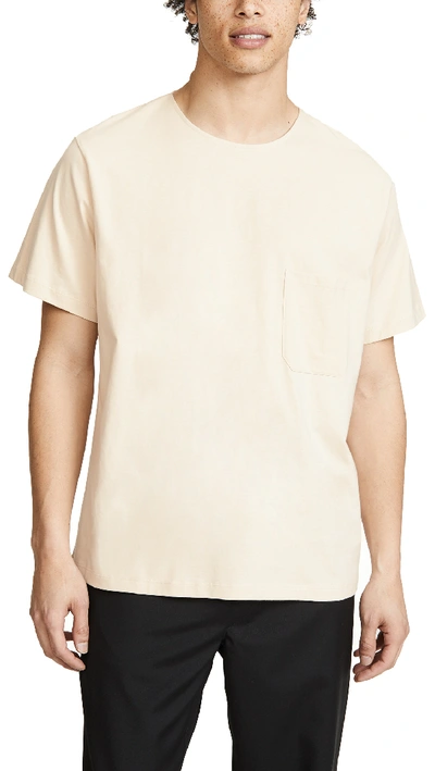 Shop Lemaire Short Sleeve T-shirt In Blue Black