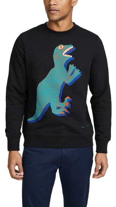 Ps By Paul Smith Large Dino Sweatshirt In Black ModeSens