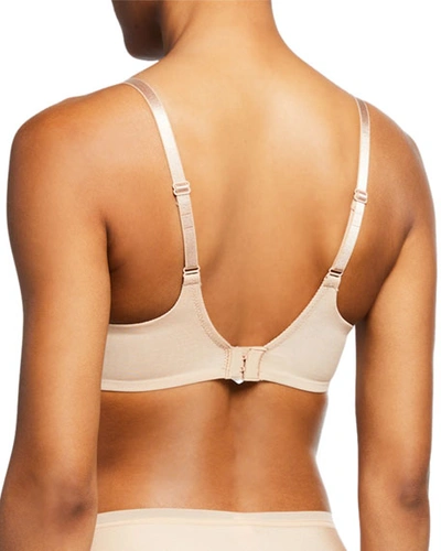 Shop Chantelle C Smooth T-shirt Smoothing Bra In Ultra Nude