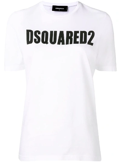 Shop Dsquared2 Logo Print T-shirt - White