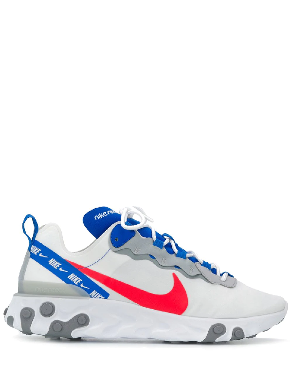 nike react element 55 all white