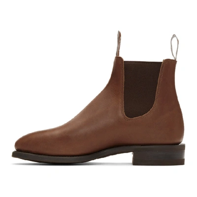 Shop R.m.williams R.m. Williams Brown Comfort Craftsman Chelsea Boots