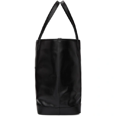 Shop Saint Laurent Black Teddy Shopping Tote In 1000 Black