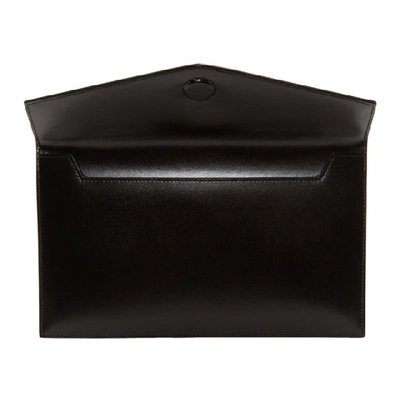 Shop Saint Laurent Black Uptown Envelope Pouch