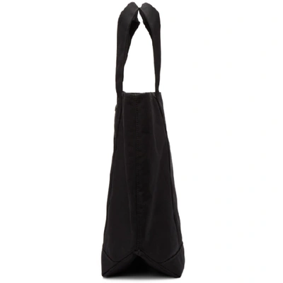 Shop Carhartt Work In Progress Black Logo Work Simple Tote In 8900 Black