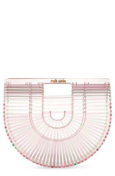 Shop Cult Gaia Small Ark Handbag - Pink In Calathea