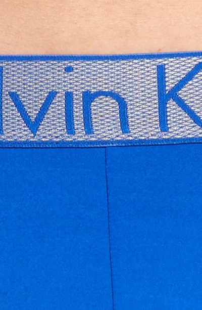 Shop Calvin Klein Customized Stretch Boxer Briefs In Muscari Blue