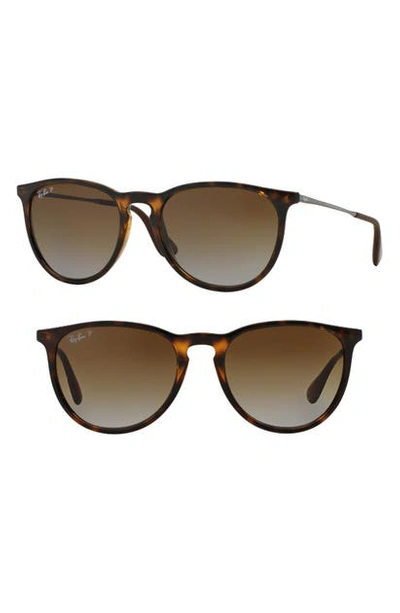 Shop Ray Ban Erika Classic 54mm Sunglasses - Havana