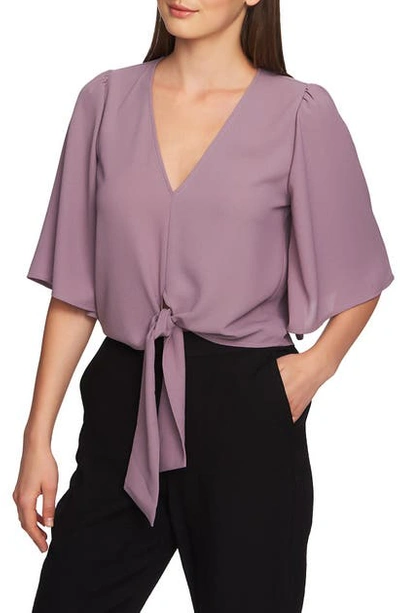 Shop 1.state Tie Front Blouse In Wildflower