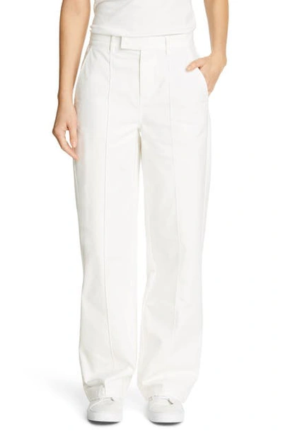 Shop Alex Mill Stretch Cotton Twill Trousers In White