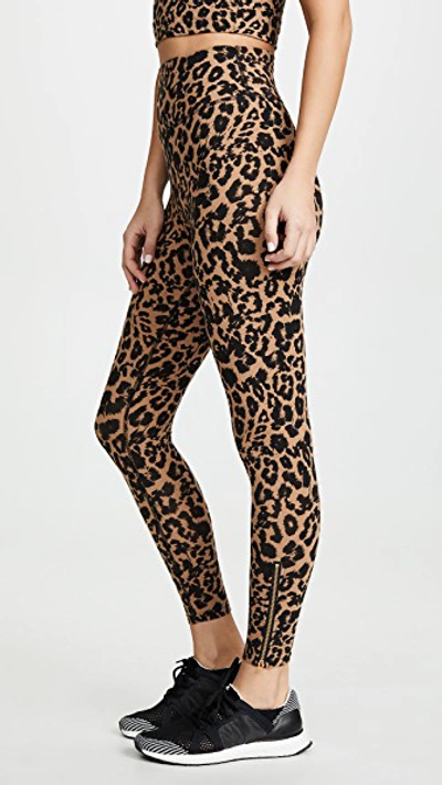 Leopard Zipper Leggings