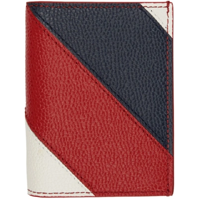 Shop Thom Browne Red Horizontal City Wallet In 600 Red