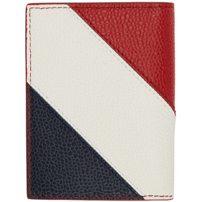 Shop Thom Browne Red Horizontal City Wallet In 600 Red