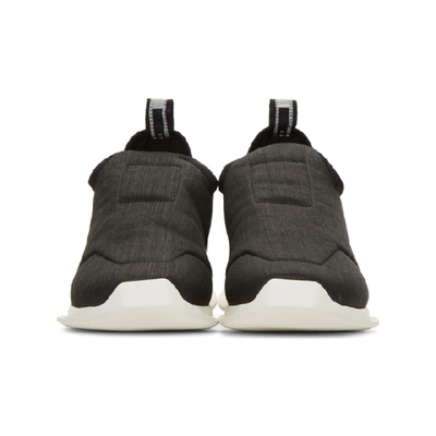 Shop Rick Owens Drkshdw Black New Runner Slip-on Sneakers In Blk 911