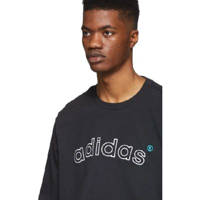 Shop Adidas Originals Black Archive Logo T-shirt