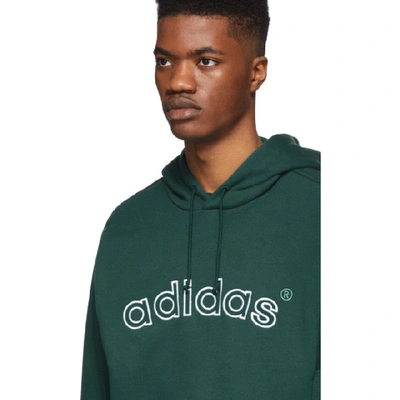 Shop Adidas Originals Green Archive Hoodie