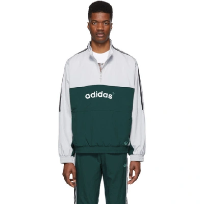 Adidas Originals Arc Quarter zip Track Jacket In Green ModeSens