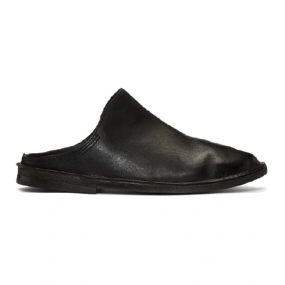 Shop Eckhaus Latta Black Marsell Edition Tost Loafers In 1466 Nero