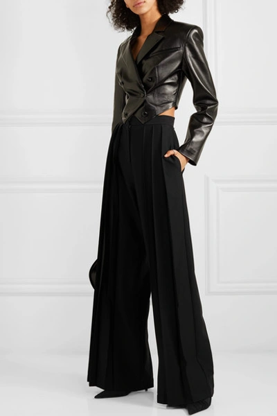 Shop Materiel Triple Pleat Twill Wide-leg Pants