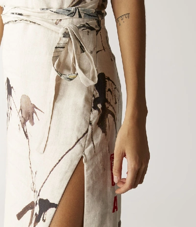 Shop Vivienne Westwood Gabriella Dress Chinese Peony Print