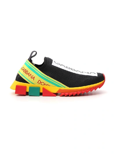 Shop Dolce & Gabbana Sorrento Logo Sneakers In Multi