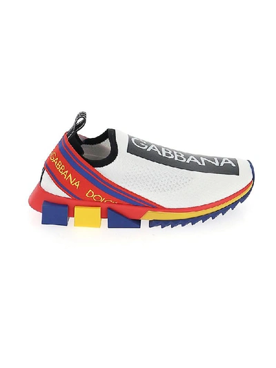 Shop Dolce & Gabbana Sorrento Logo Sneakers In Multi