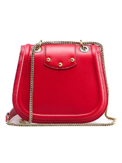Shop Dolce & Gabbana Logo Shoulder Bag In Rosso Papavero