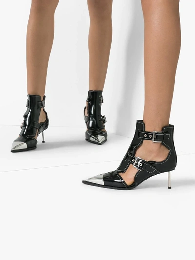 Shop Alexander Mcqueen Klassische Stiefeletten In Black