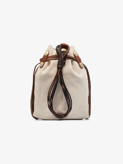 Shop Marni 'bindle' Handtasche In 00w06 White