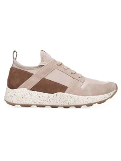 Shop Vince Women's Galvin Chunky Mixed-media Sneakers In Sand