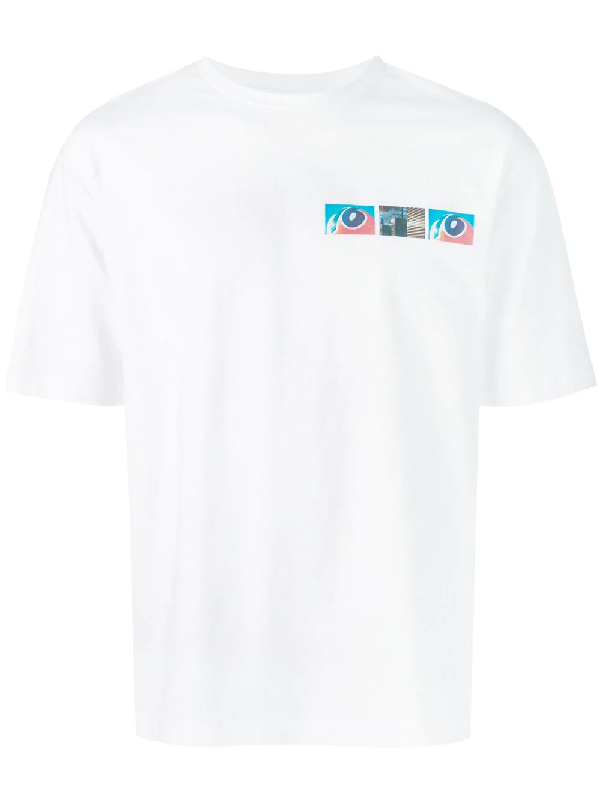 Calvin Klein 205w39nyc Calvin Klein Jeans Est 1978 T Shirt Mit Print Weiss In White Modesens