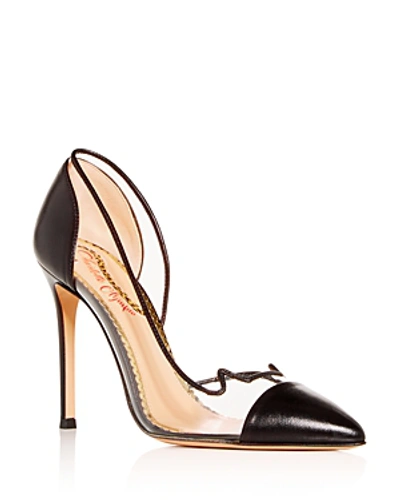 Shop Charlotte Olympia Women's D'orsay Pointed-toe Pumps In Black