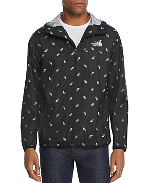 north face printed cyclone jacket