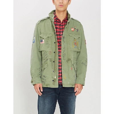 Polo Ralph Lauren Cotton Military Army Jacket in Green for Men