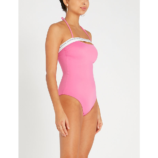 calvin klein bandeau swimsuit
