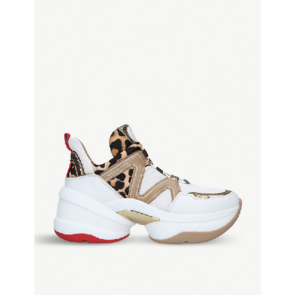 michael kors olympia sneakers leopard