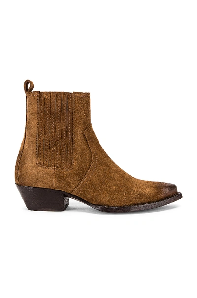 Shop Saint Laurent Western Ankle Bootie