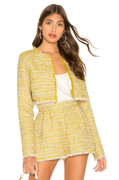 Shop Lovers & Friends Analee Jacket In Sun Yellow