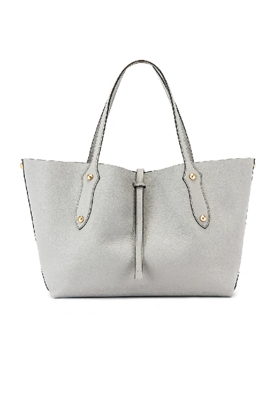 Shop Annabel Ingall Small Isabella Tote In Gray. In Shadow