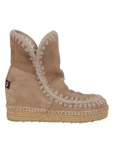 Shop Mou Eskimo Ankle Boots In Dkst