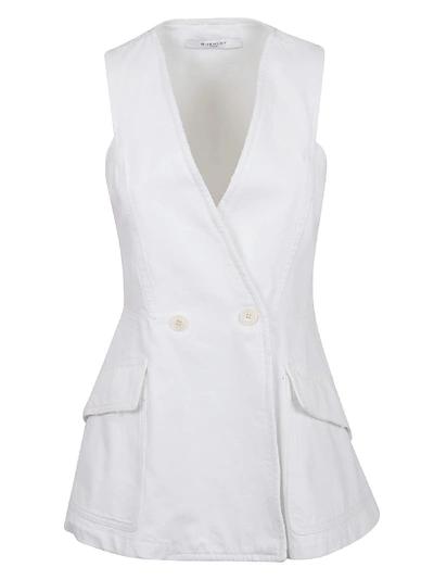 Shop Givenchy Double Vest In White