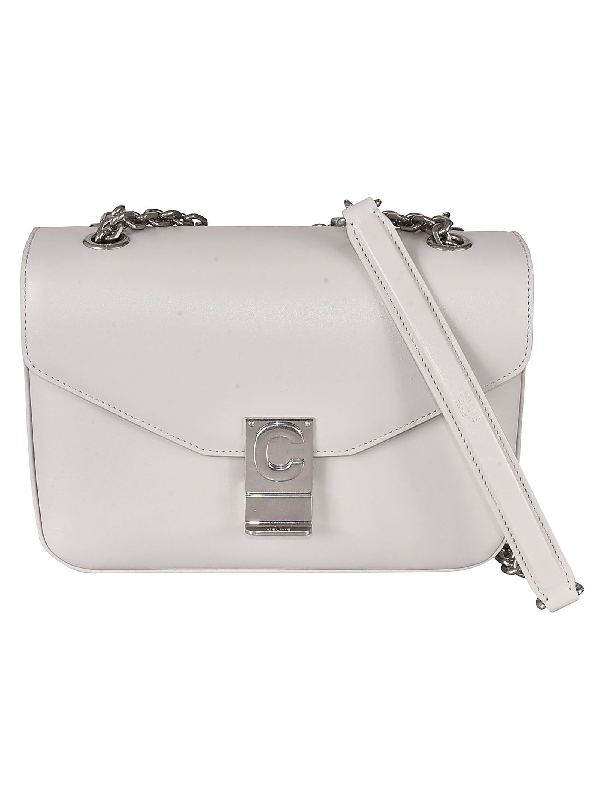 light grey shoulder bag