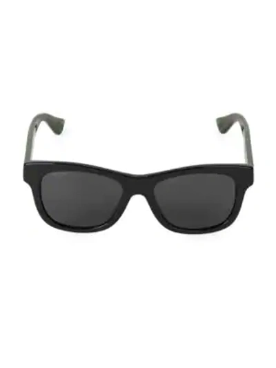 Shop Gucci 53mm Square Sunglasses In Black