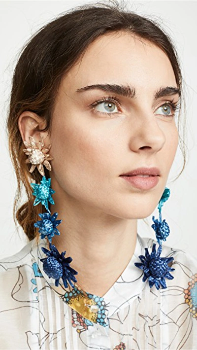 Shop All Things Mochi Habiska Earrings In Blue